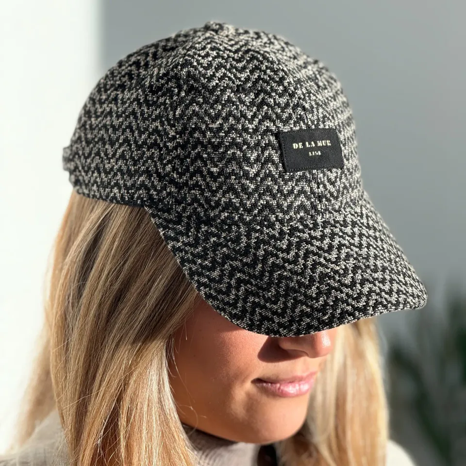 De La Mur Dana Gorra caps beige svart