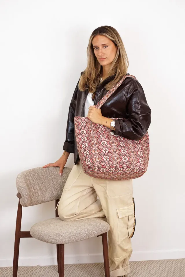 De La Mur Otto shopper jacquard flerfarget