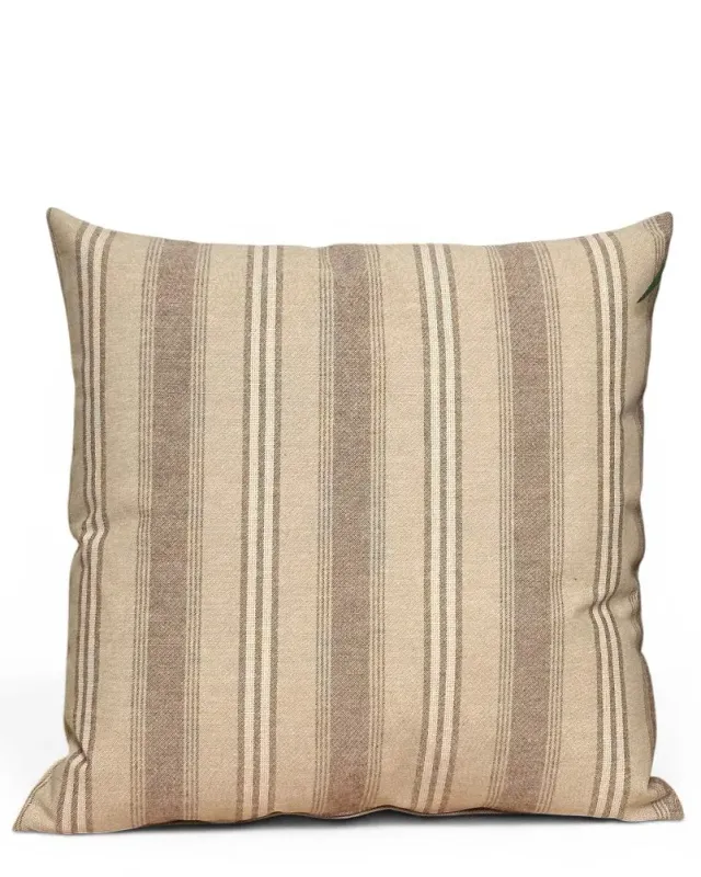 De La Mur Fred putevar beige stripet 50x50 cm