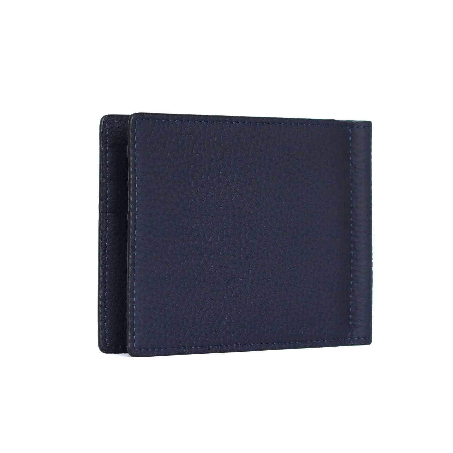 Bonaventura bifold lommebok pengeklemme Etoupe krympeskinn