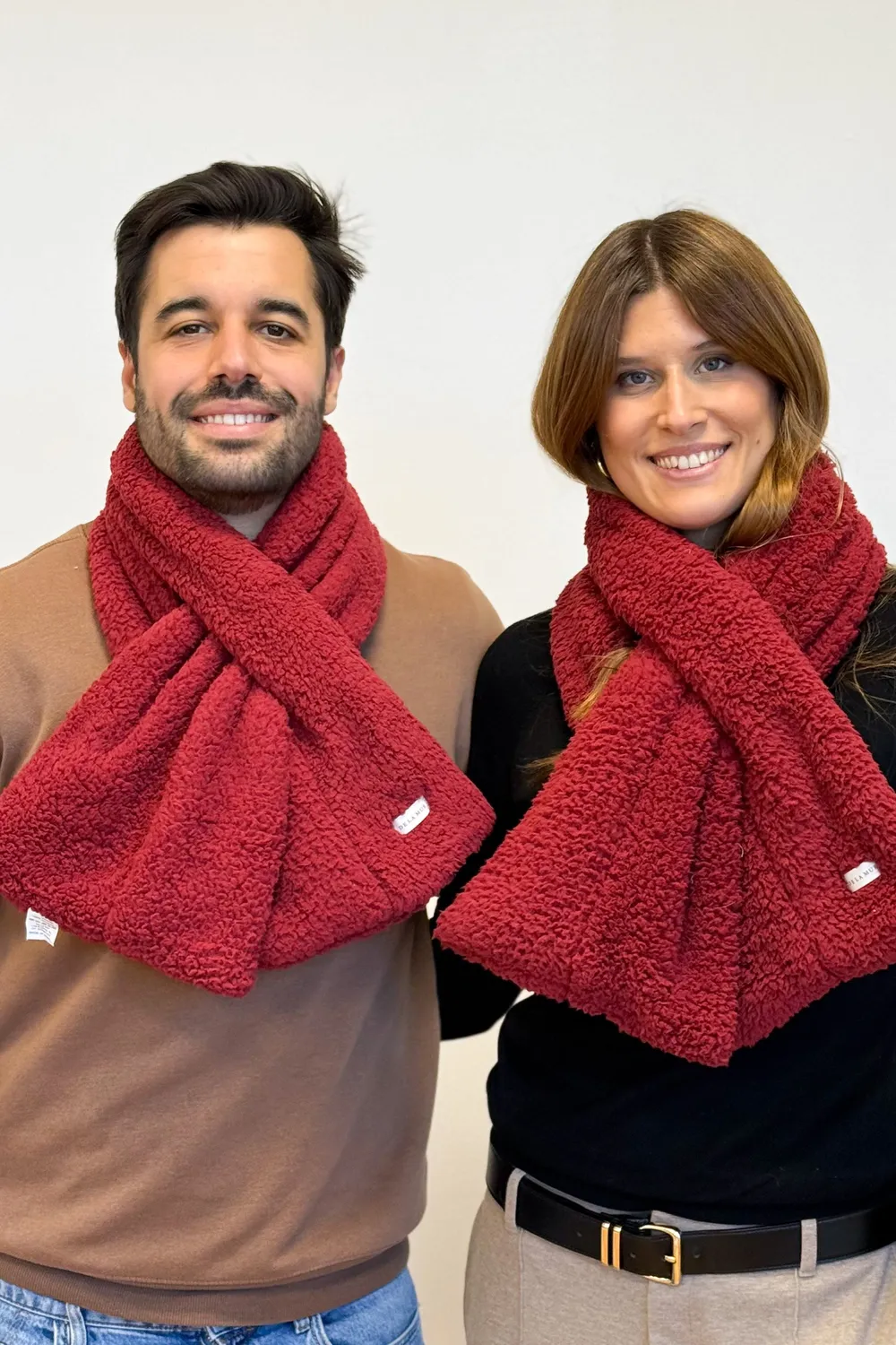 De La Mur Lake hals 119 cm burgunder