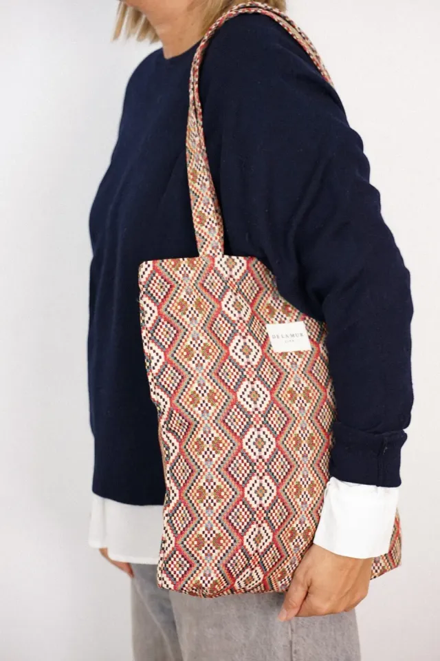 De La Mur Pequeña Otto totebag flerfarget 35x36x9