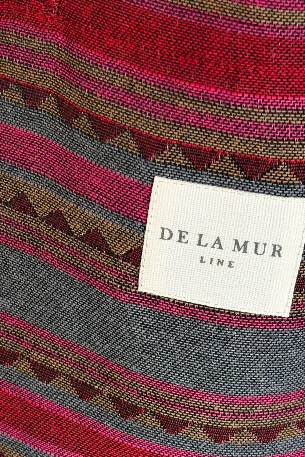 De La Mur Aura Oval skulderveske flerfarget jacquard
