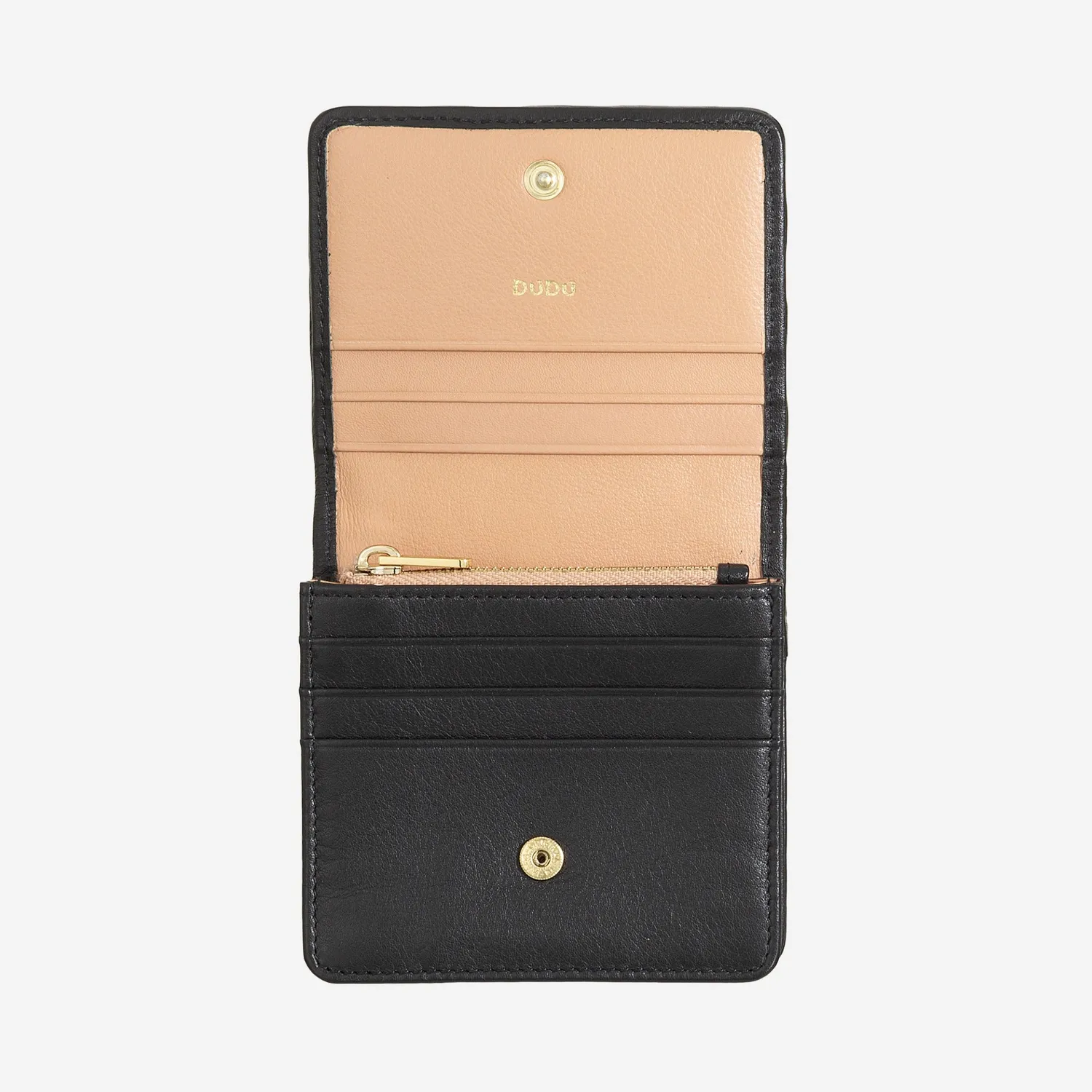 DuDubags Flores lommebok dame Black rose flettet