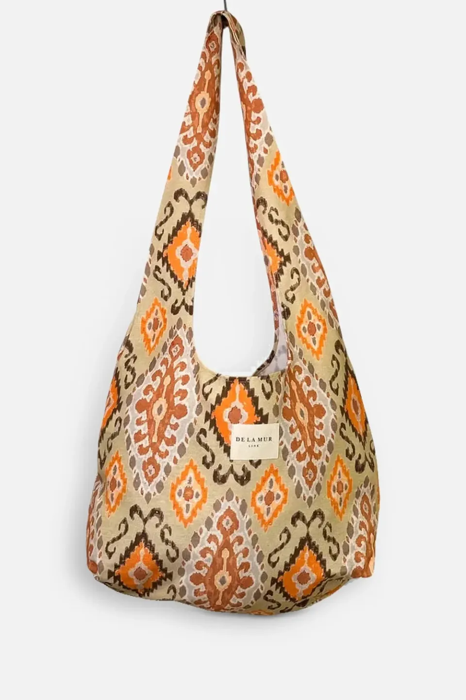 De La Mur Ikat Ovalada veske oransje 40 cm