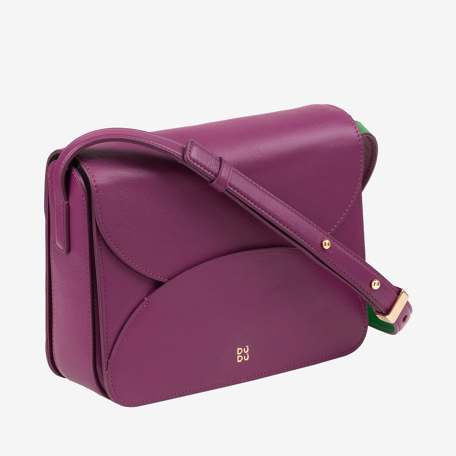 DuDubags Cefalonia skulderveske arancio pumpkin skinn