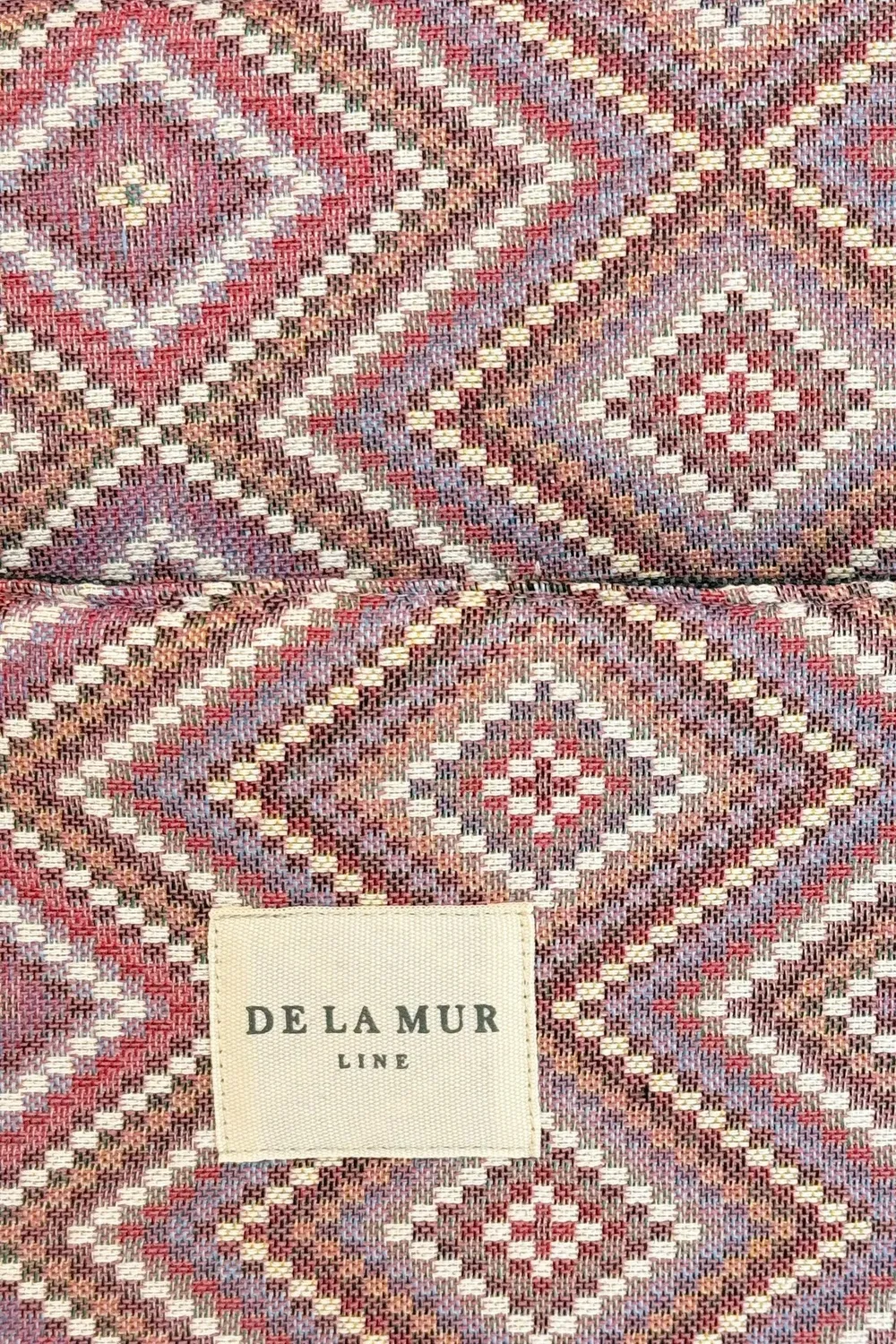 De La Mur Nana pc-veske rosa geometrisk mønster