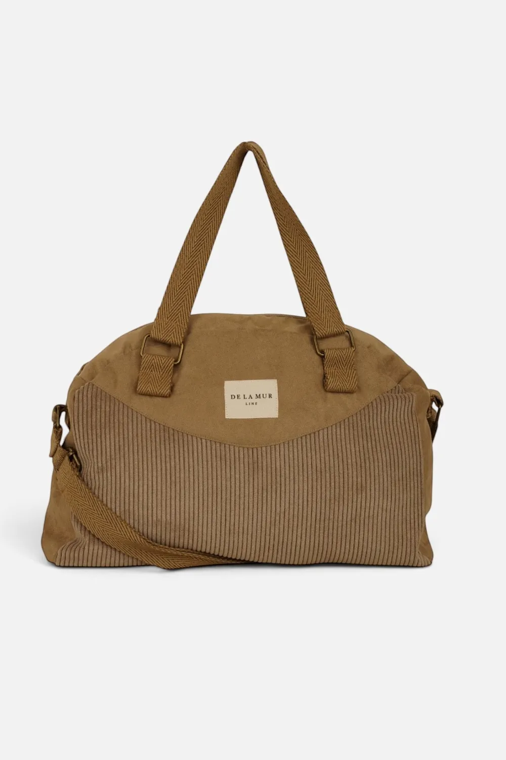 De La Mur Toast skulderveske 28x34 beige kordfløyel