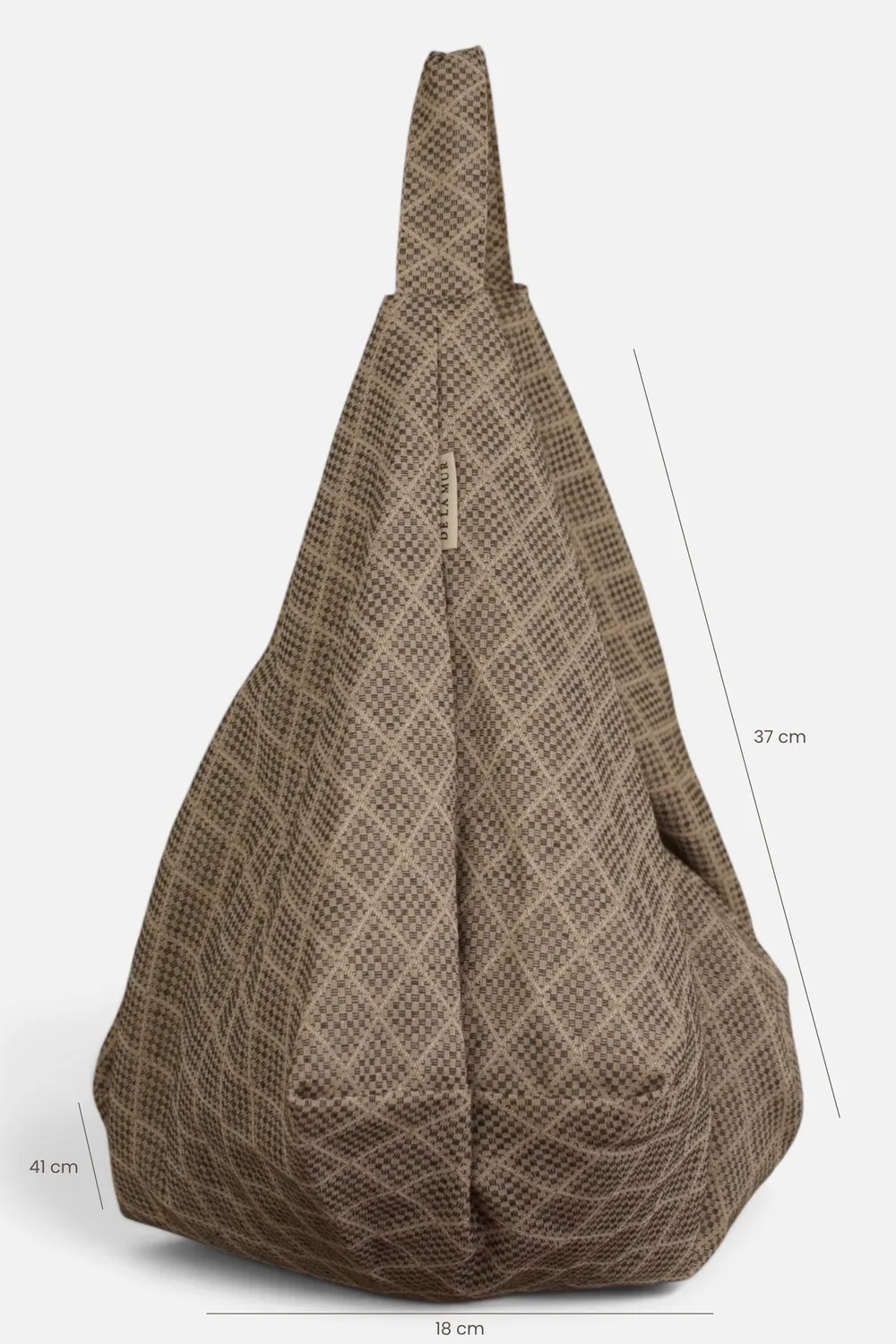 De La Mur Galleta Pant skulderveske grå jacquard