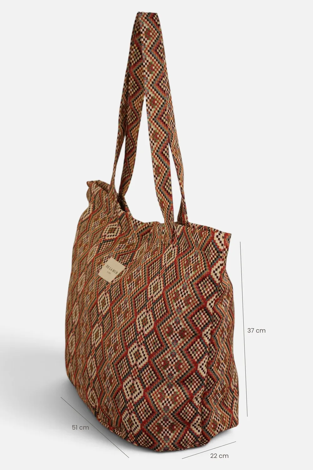 De La Mur Otto shopper jacquard flerfarget