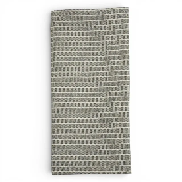 De La Mur Perla kjøkkenhåndkle 54x49 grå stripet
