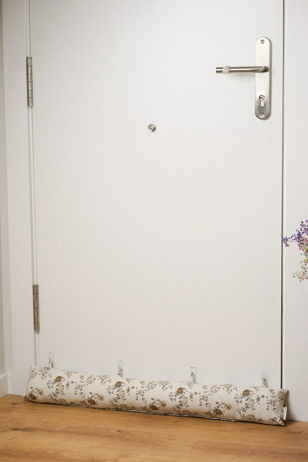 De La Mur Bara trekkstopper beige blomster 86 cm