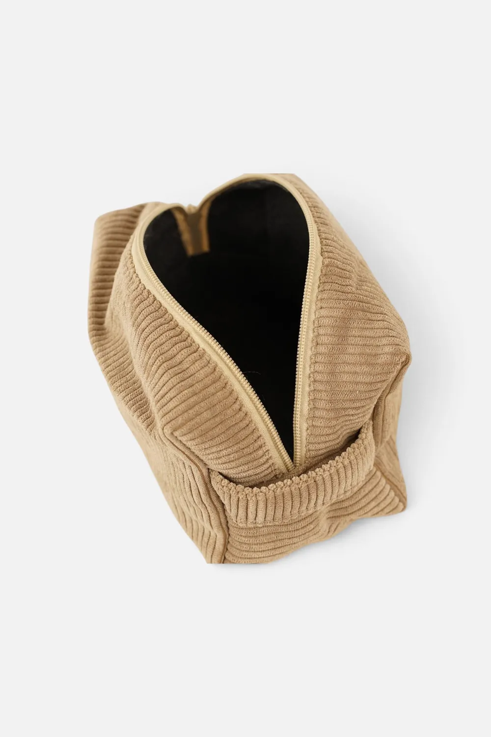 De La Mur Toast toilettmappe beige kordfløyel