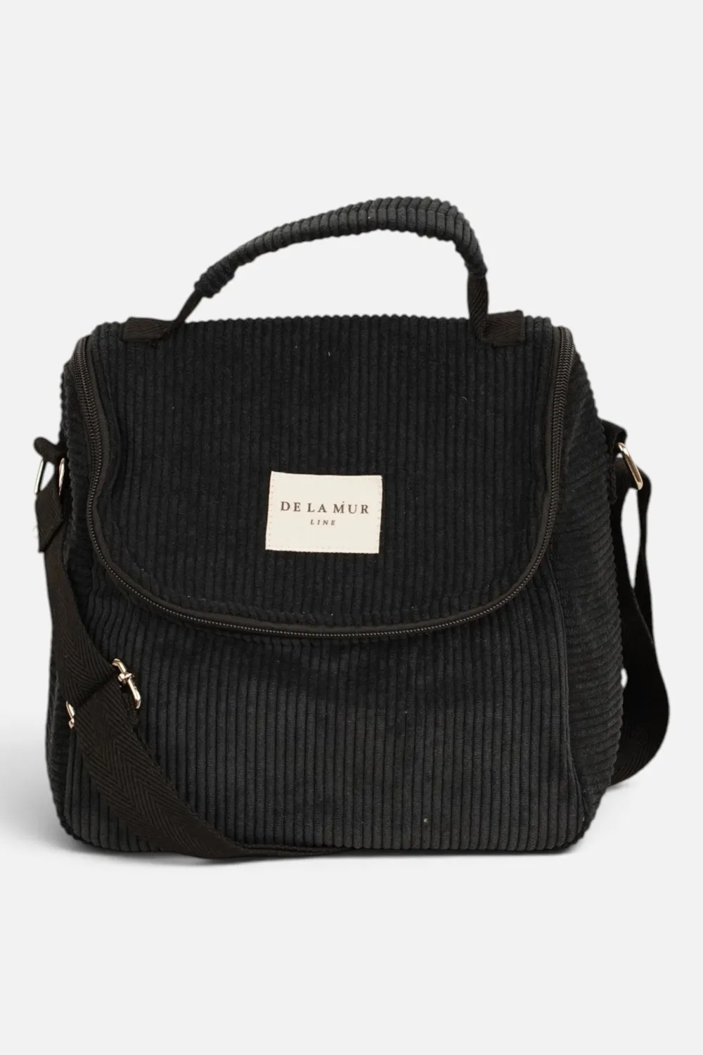 De La Mur Lunch Nit matbag svart 25x26