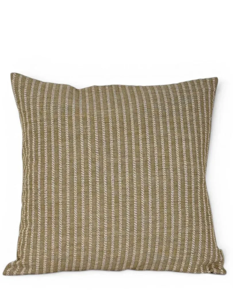 De La Mur Sage putetrekk 50x50 cm beige striper