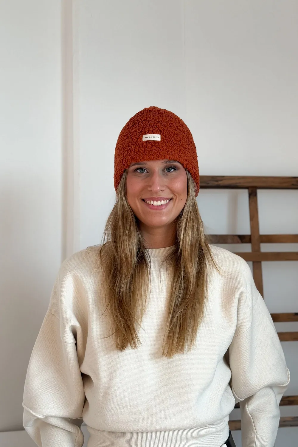 De La Mur Pingu lue teddy teglrød