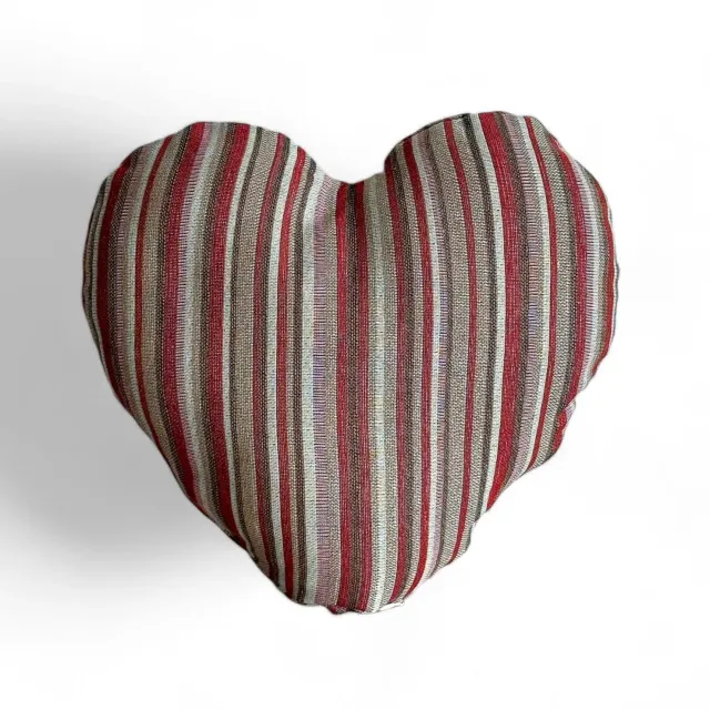 De La Mur Oct hjertepute stripet 33x33 cm jacquard