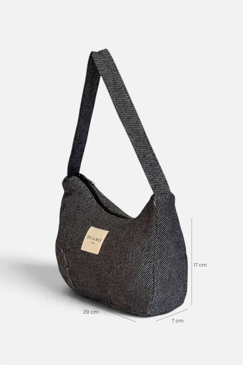 De La Mur Sinay skulderveske 29x17 cm svart
