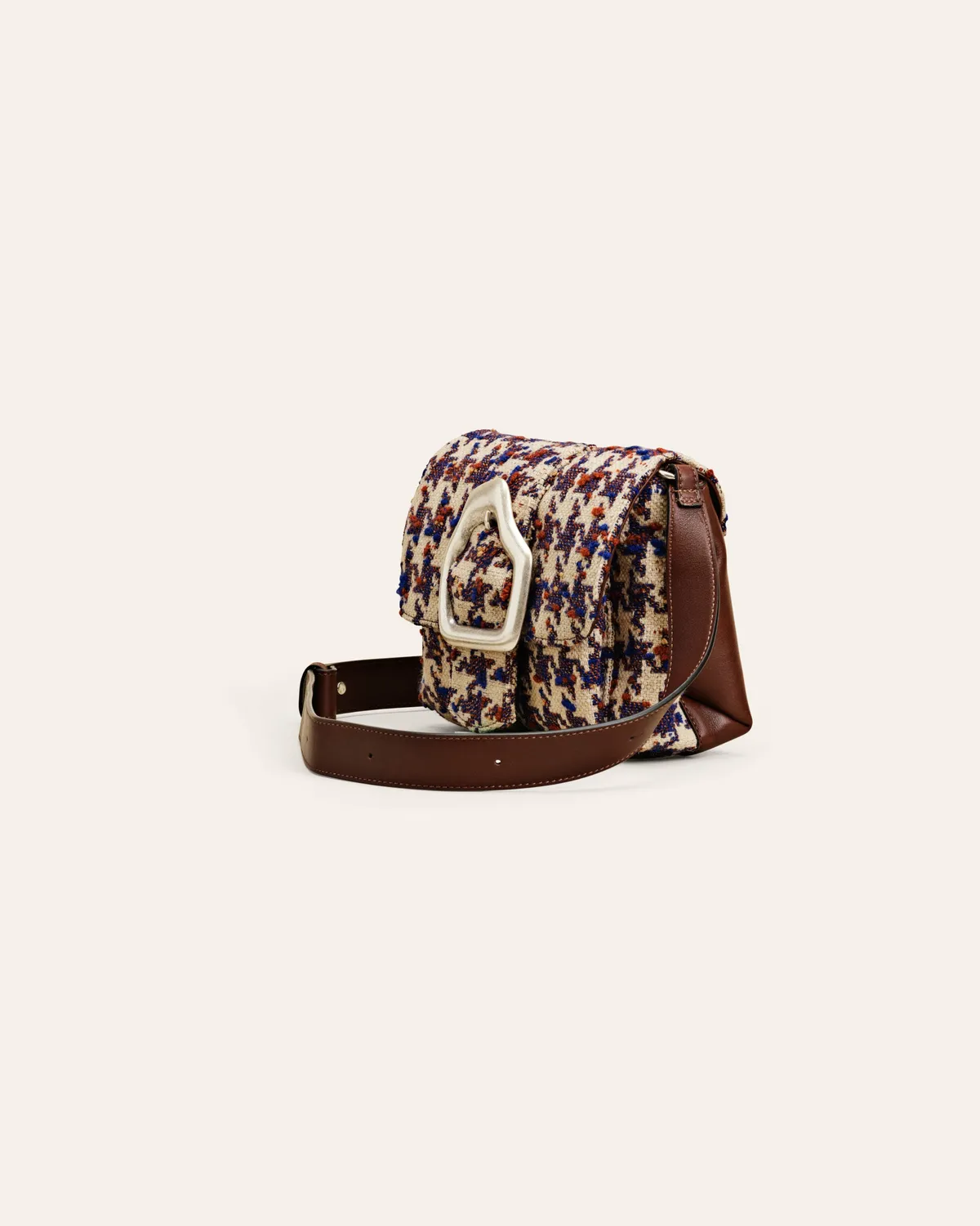 Cala Jade Nami Mini crossbody autumns check skinn