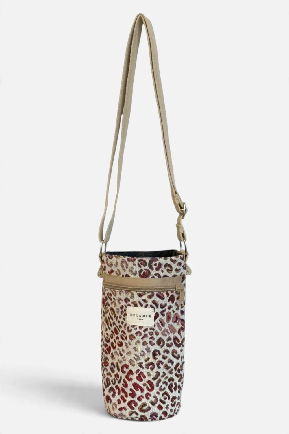 De La Mur Talco flaskeveske 1,5L rosa leopard