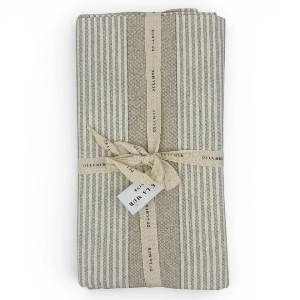 De La Mur Rain duk 140x200 cm stripet beige