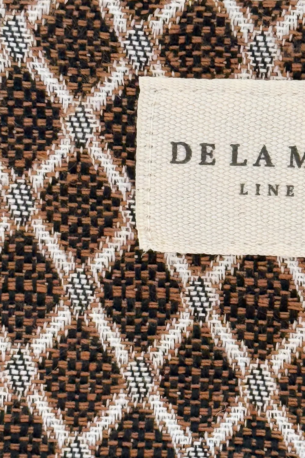 De La Mur Cobre mobilveske 12x18 cm brun jacquard