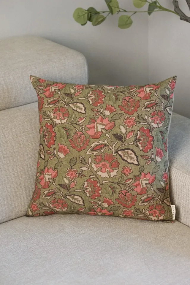 De La Mur Campa putetrekk 45x45 rosa blomst