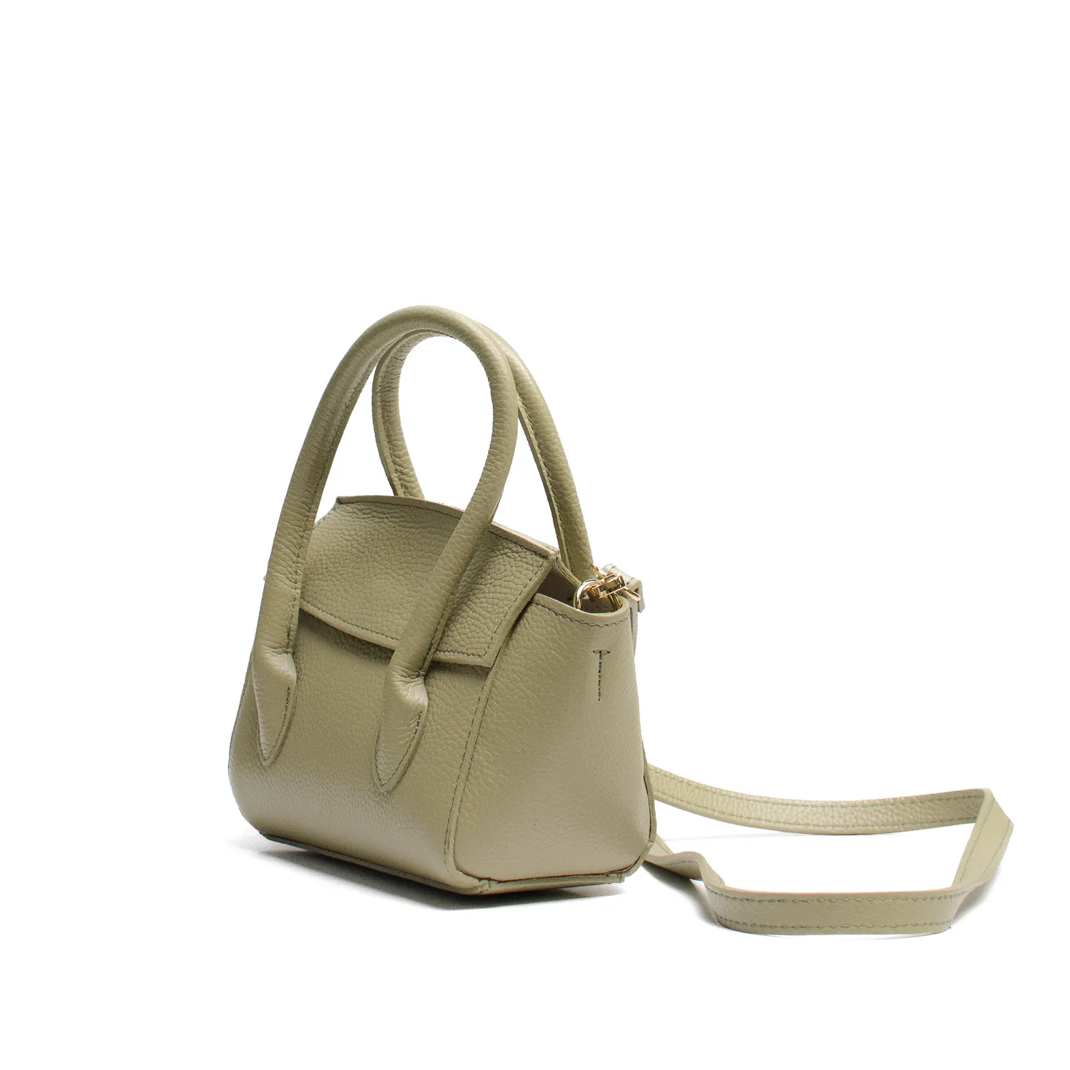 Latalia Bari skinnveske matcha 28 cm