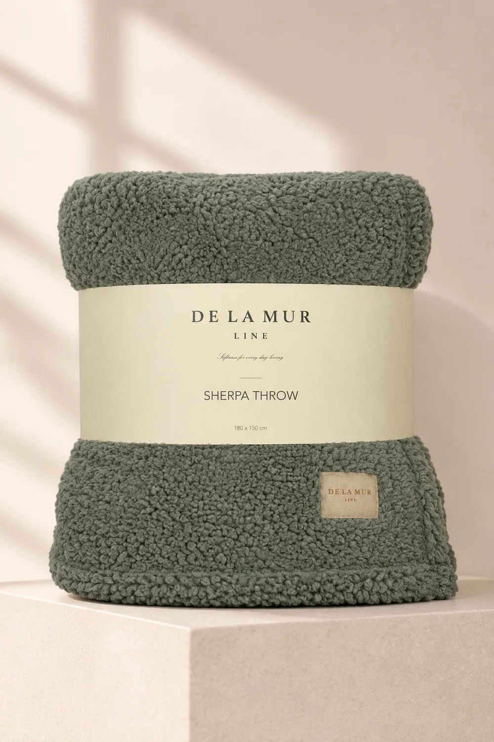 De La Mur Polo pledd 180x150 lysegrønn