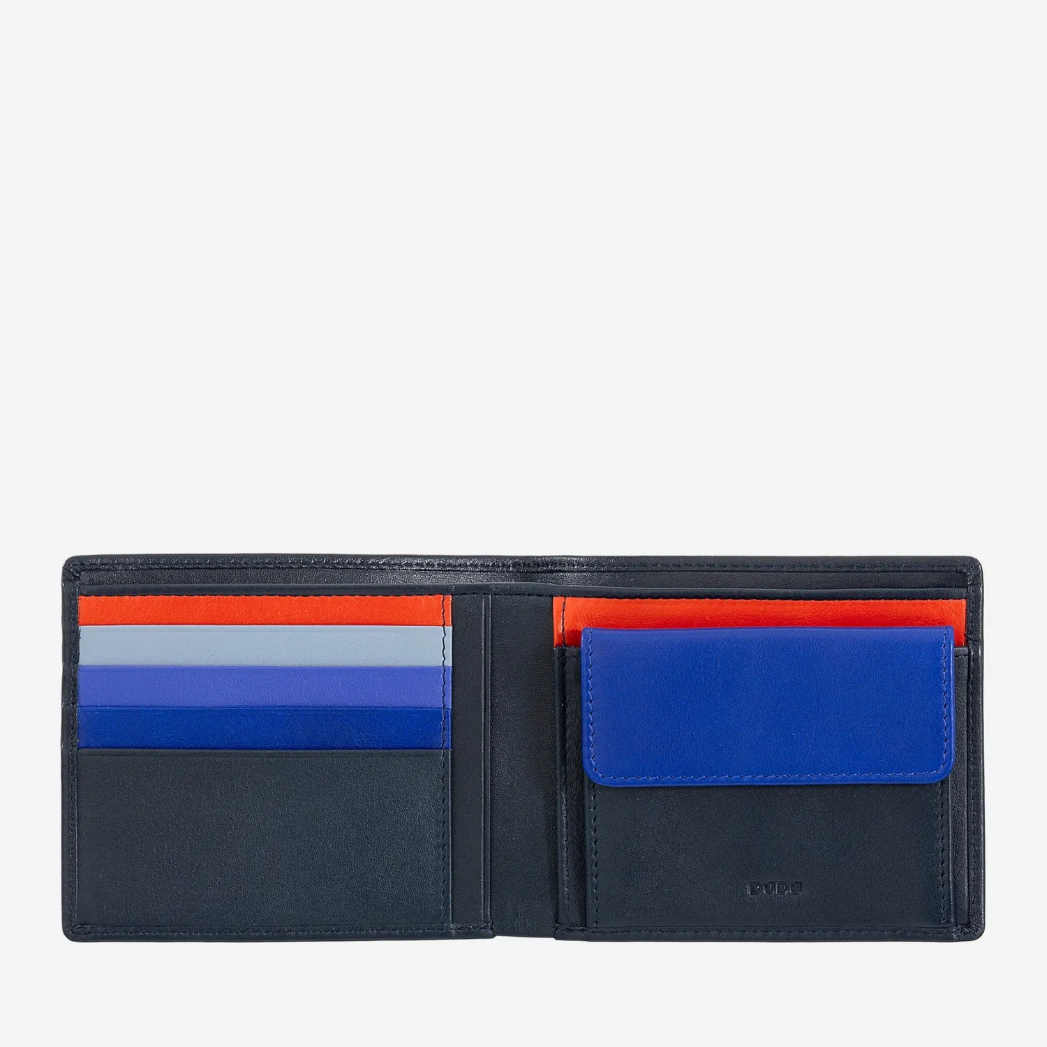 DuDubags Itaca lommebok herre svart RFID nappa