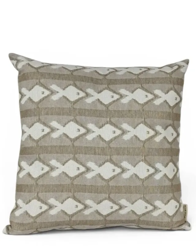 De La Mur Kai putetrekk beige fisk 50x50 cm