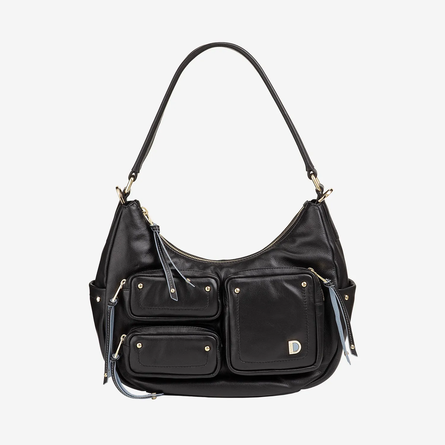 DuDubags City skulderveske skinn stor