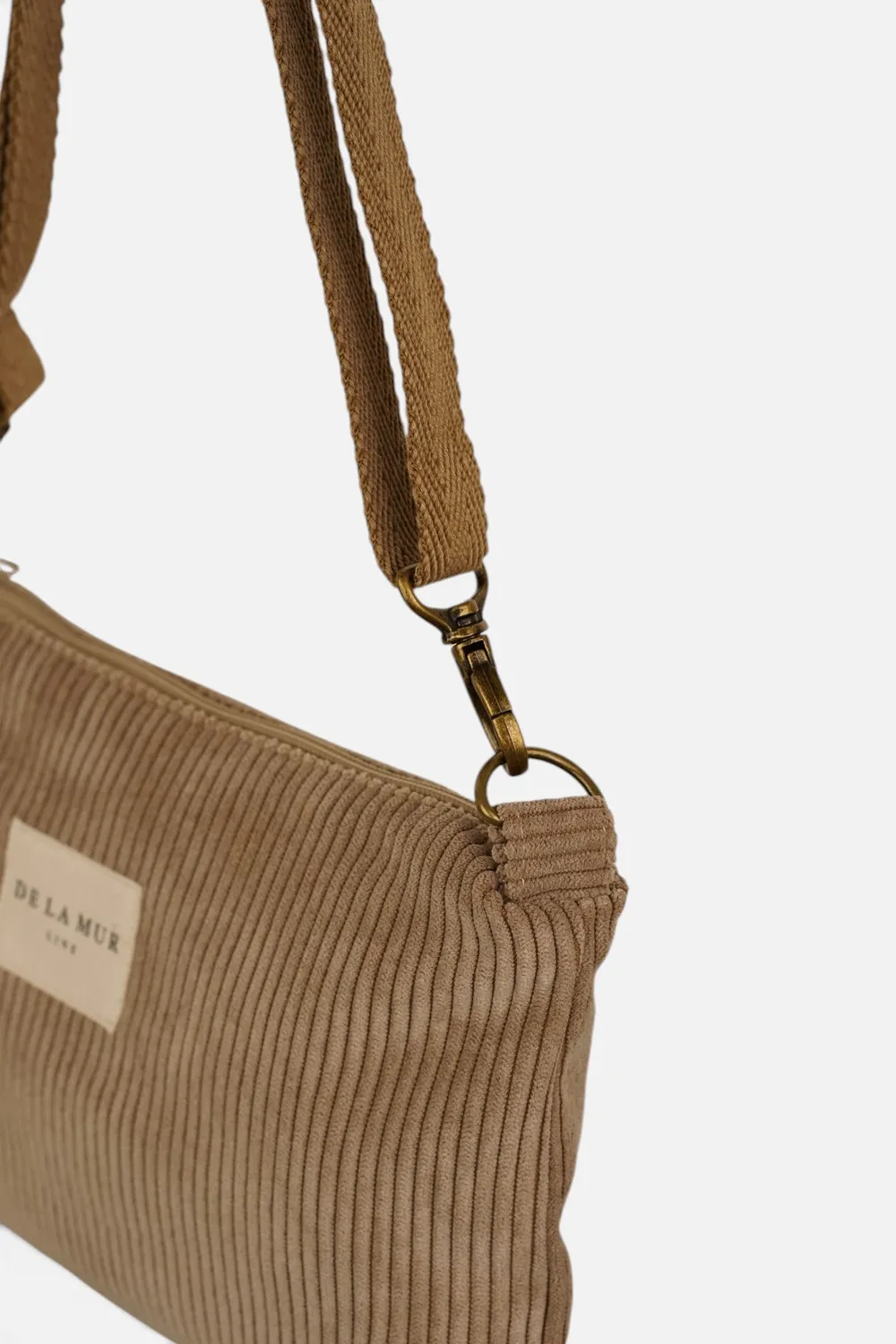 De La Mur Toast clutchveske beige 29x17x5