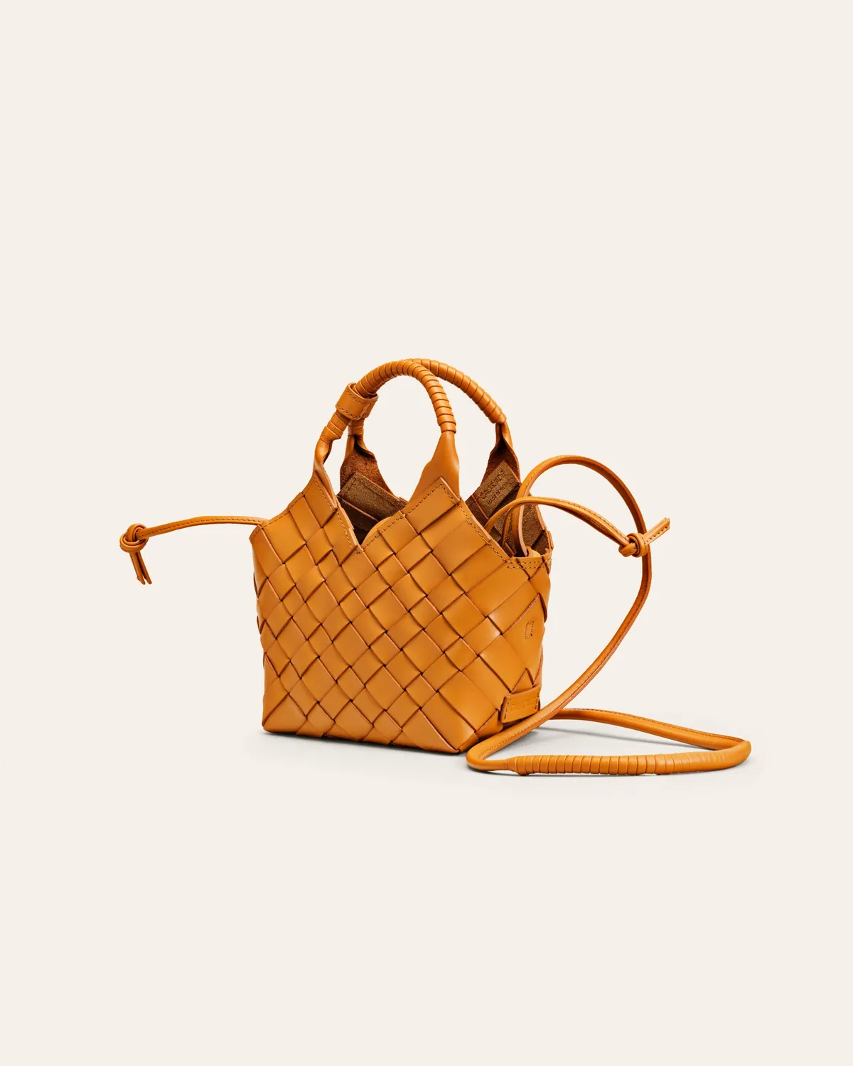 Cala Jade Misu Mini minibag sun jam flettet skinn