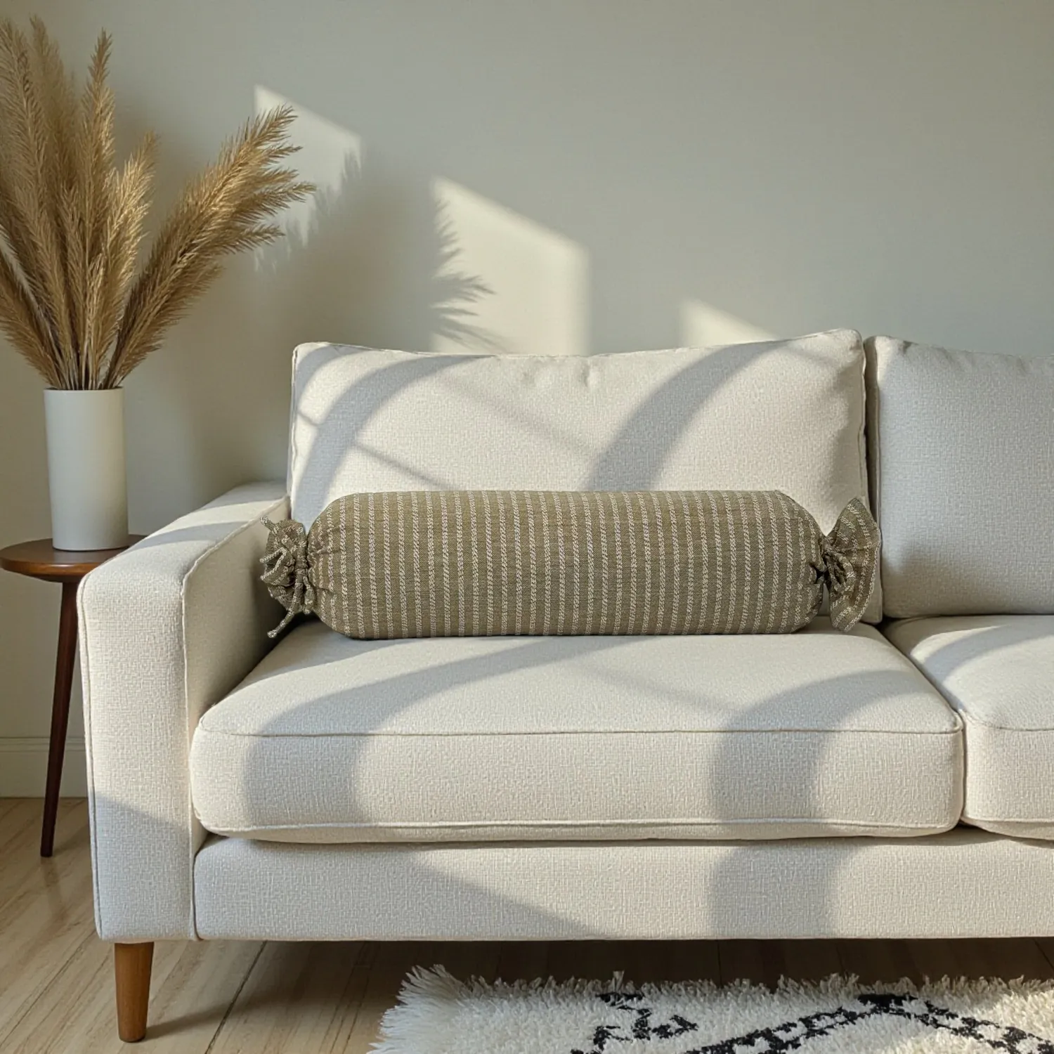 De La Mur Caramelo Sage pute 50 cm beige stripet