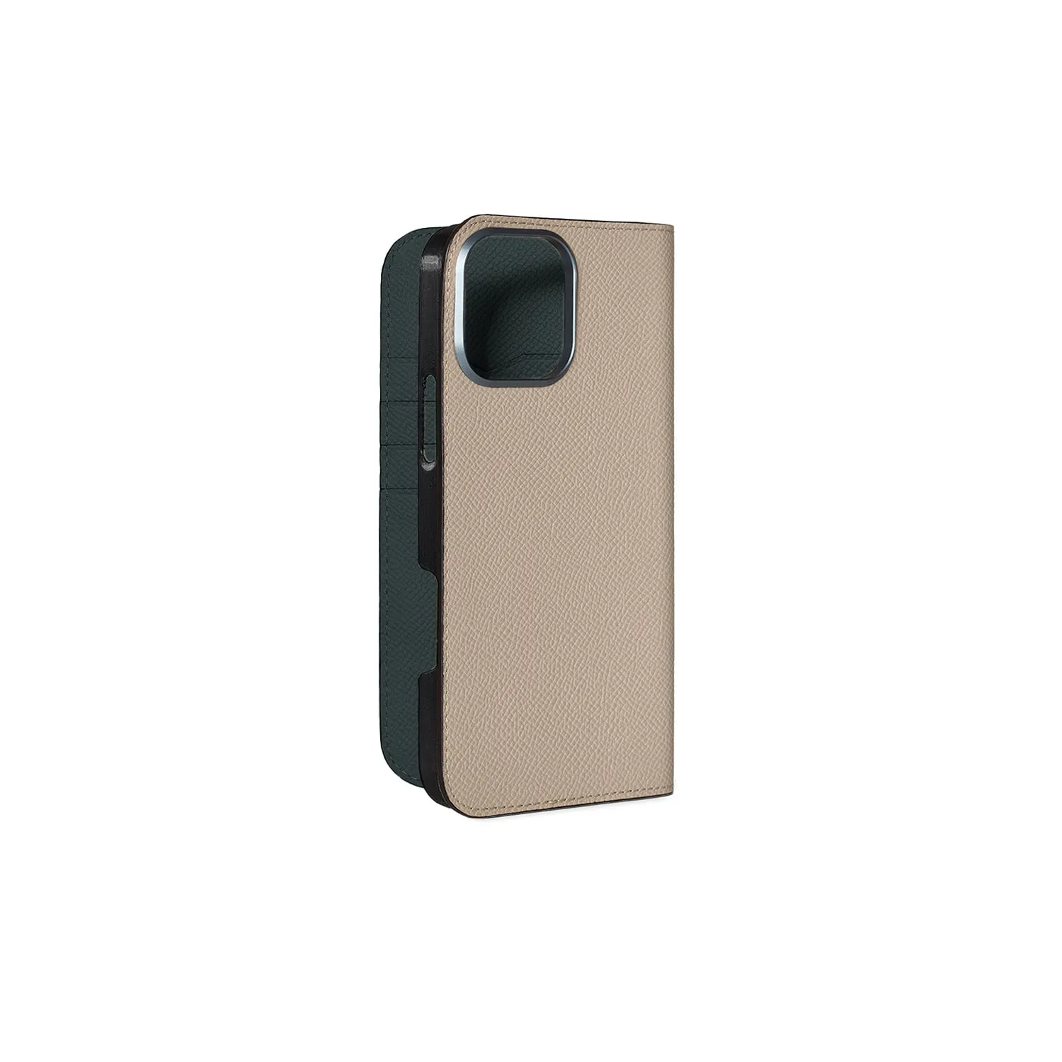 Bonaventura Nobile iPhone 16 Pro Max dagboketui Etoupe skinn