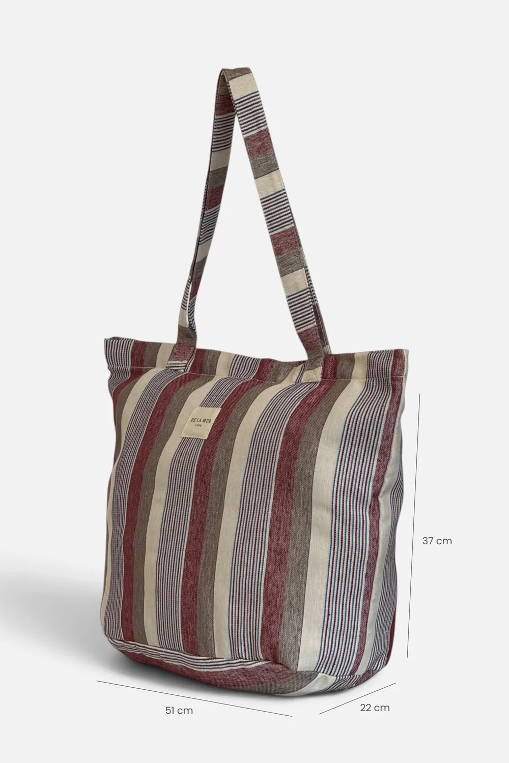 De La Mur Bosque Bolsa Grande shopper stripet