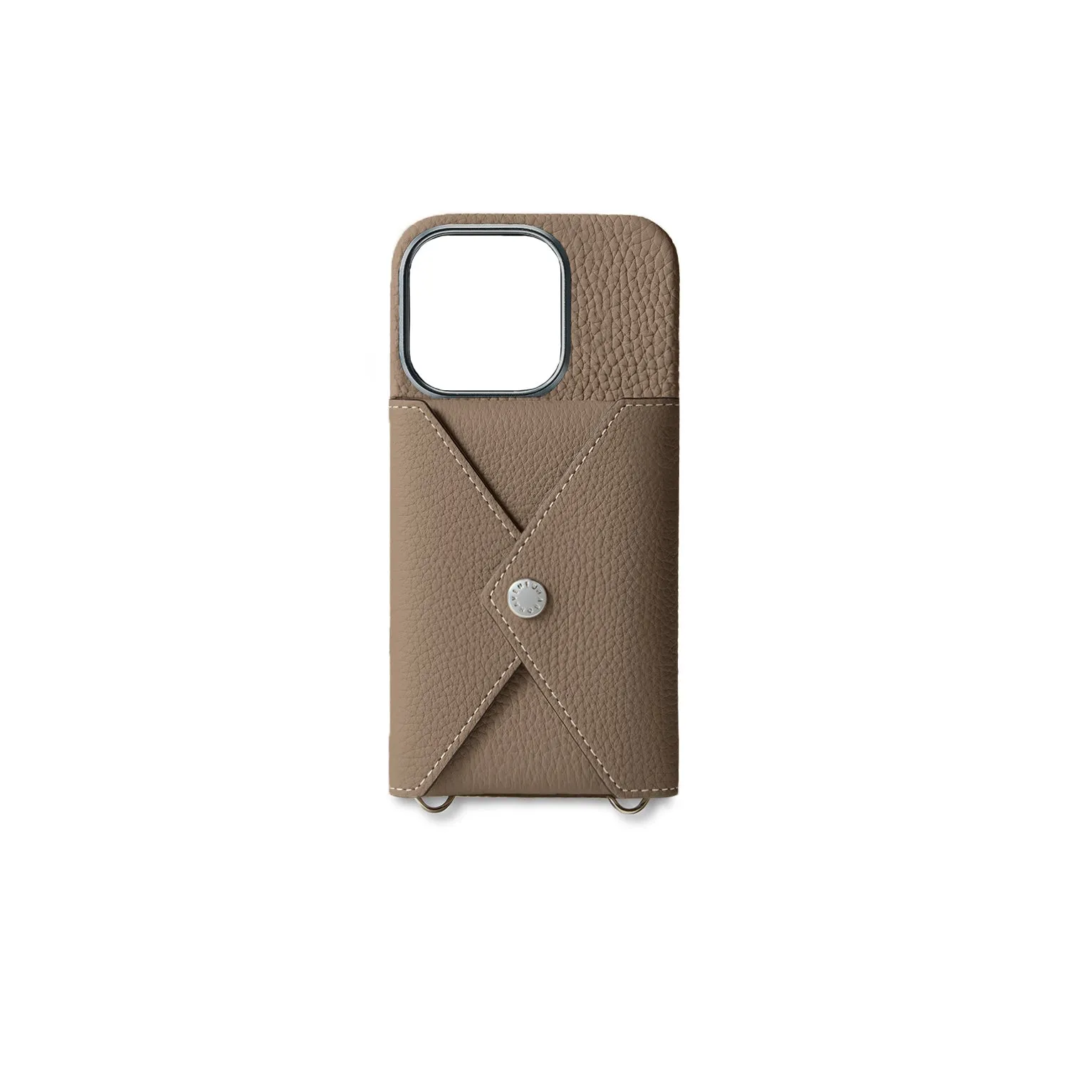 Bonaventura iPhone 17 Pro deksel krympeskinn svart