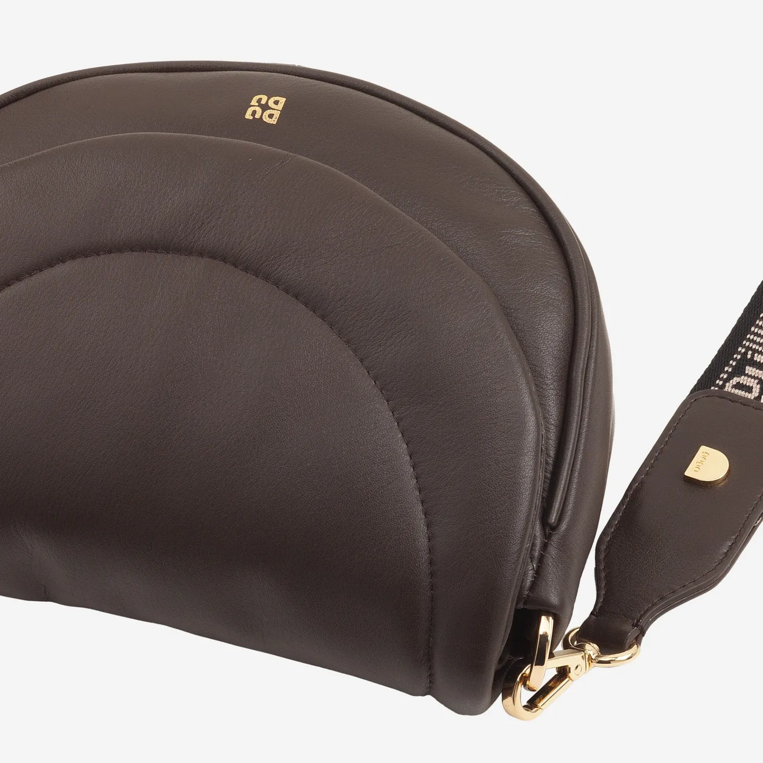 DuDubags Panarea vattert skulderveske olive green