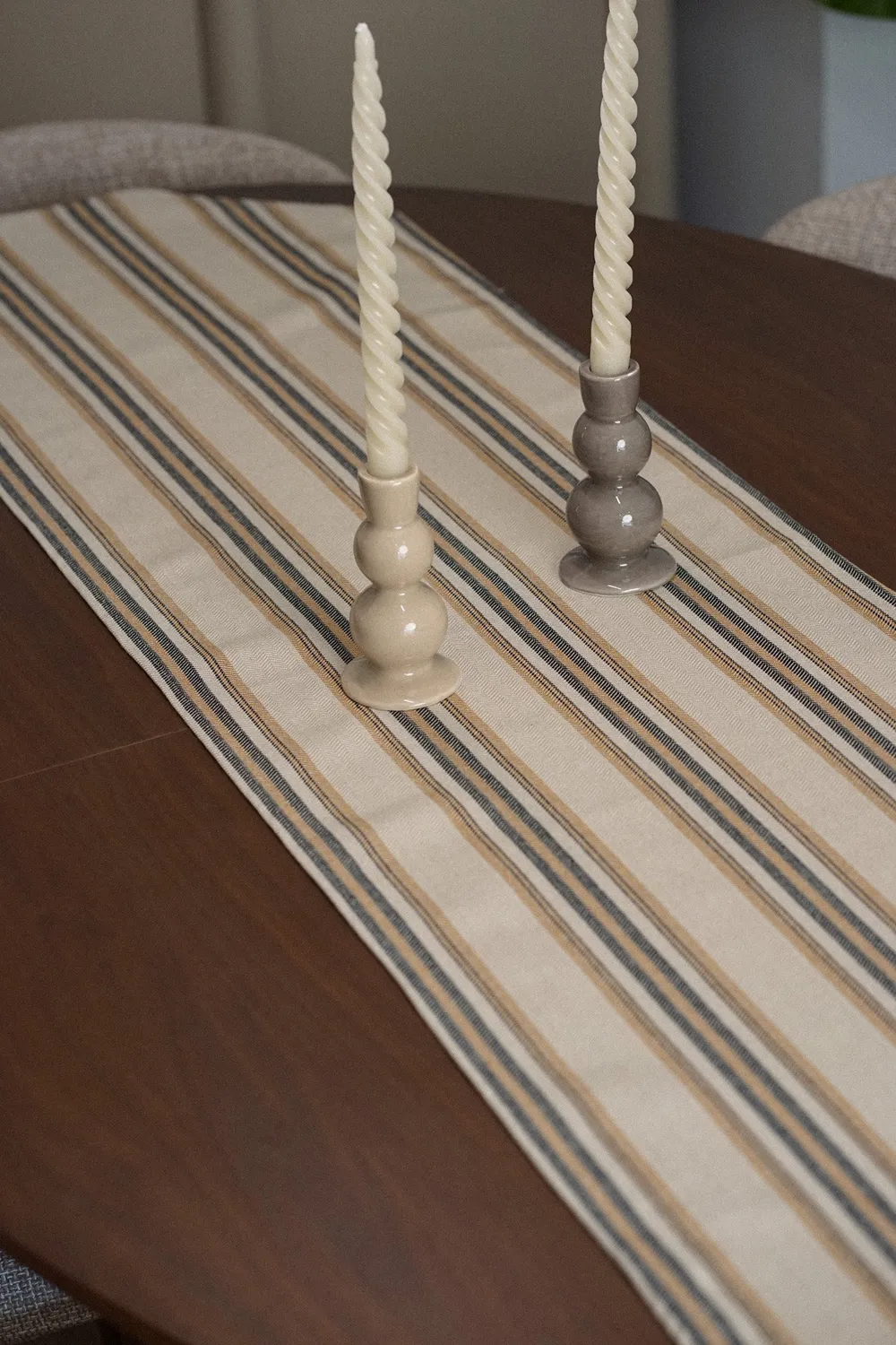 De La Mur Marco Camino de Mesa bordløper beige 41x165 cm
