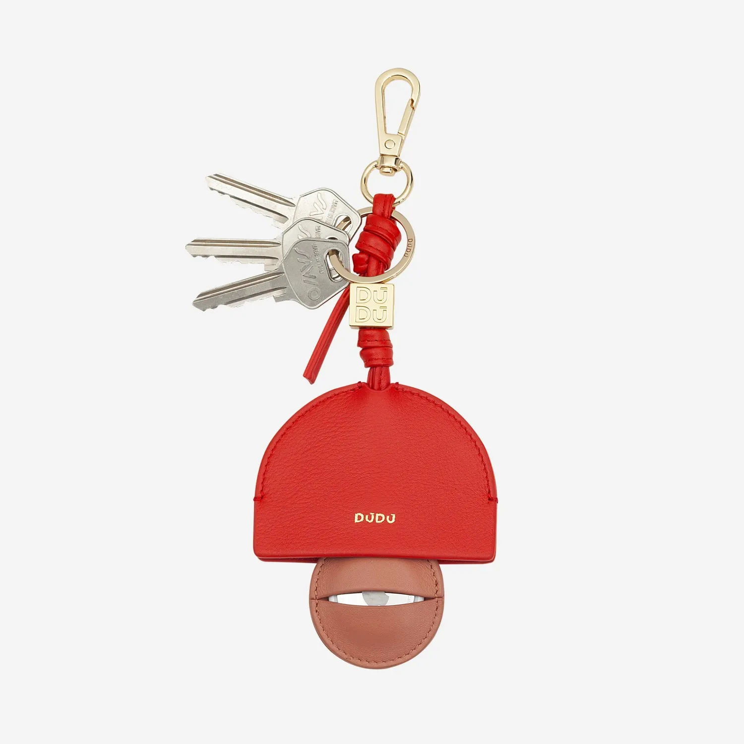 DuDubags Samo nøkkelring skinn AirTag-holder