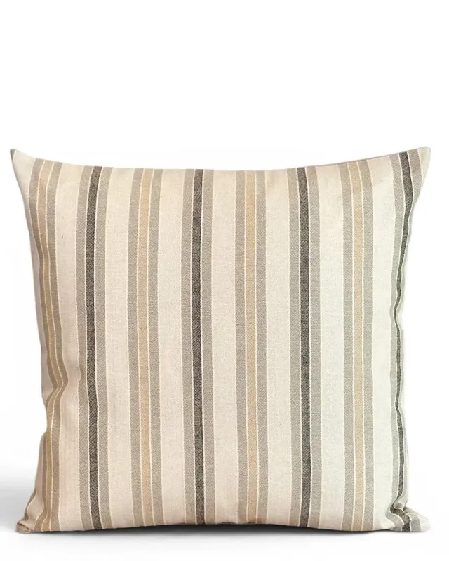 De La Mur Cuma putetrekk beige stripet 50x50 cm