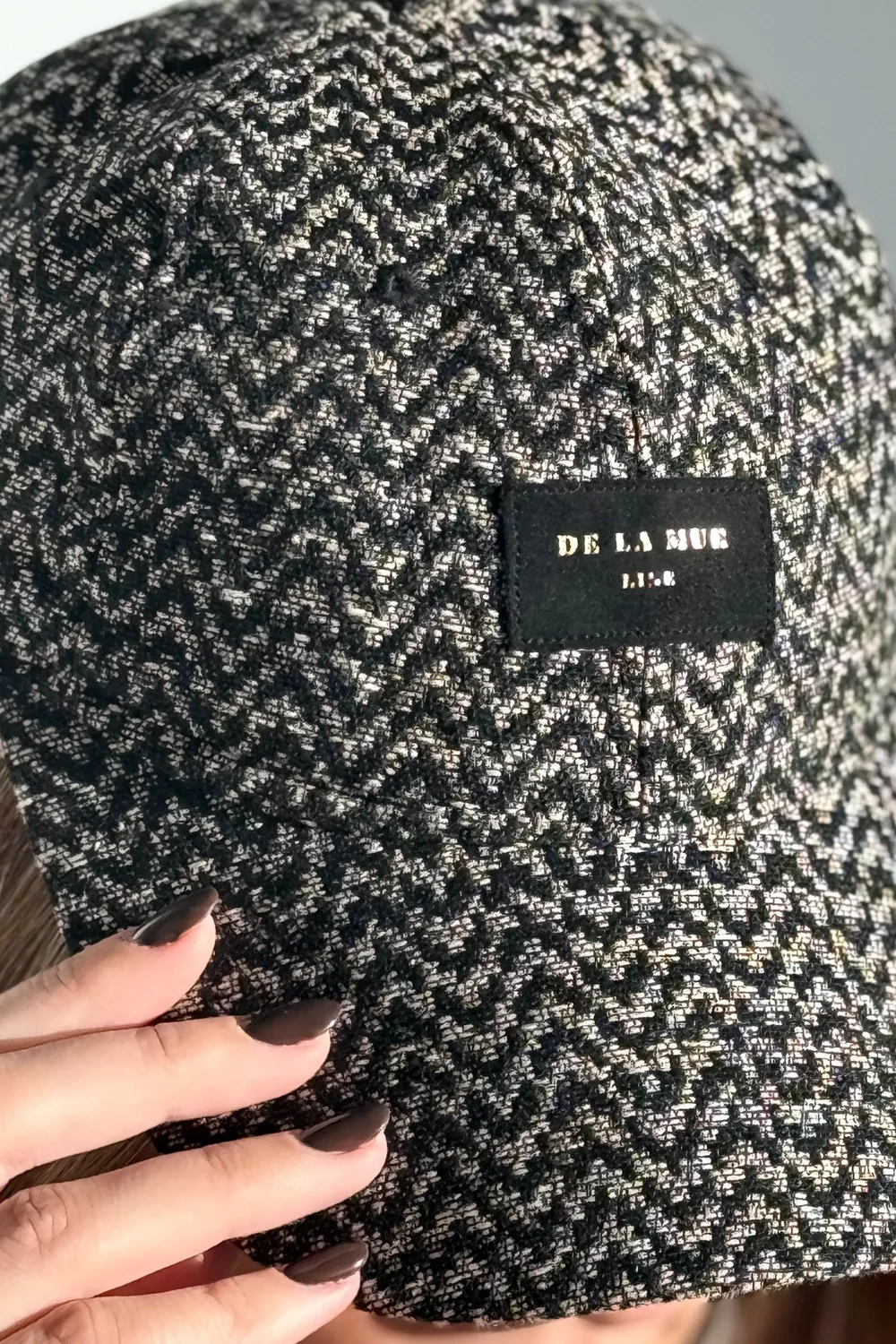 De La Mur Dana Gorra caps beige svart