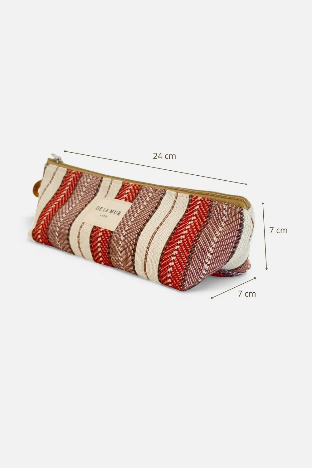 De La Mur Make pennal stripet 24x7x7 cm