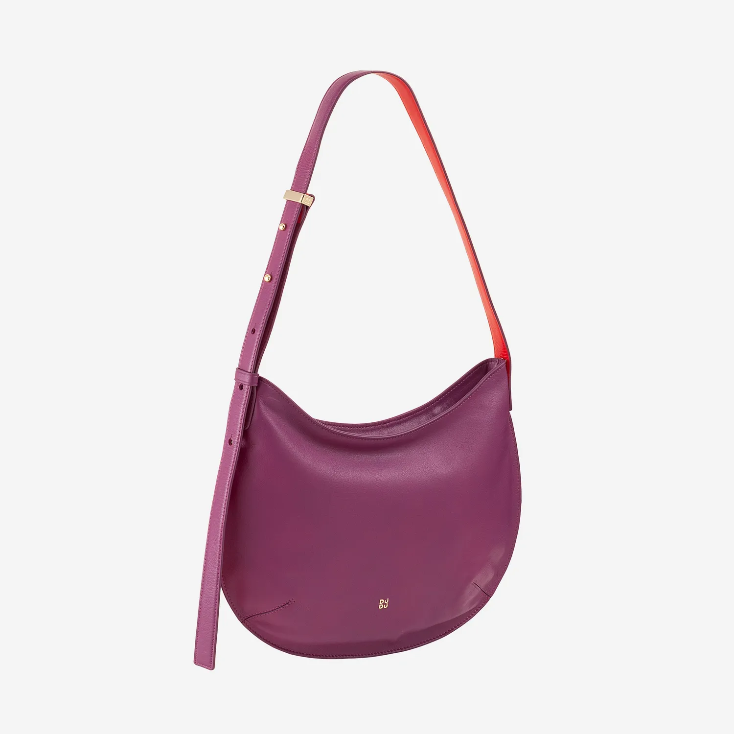 DuDubags Hispani hobo skulderveske fucsia skinn