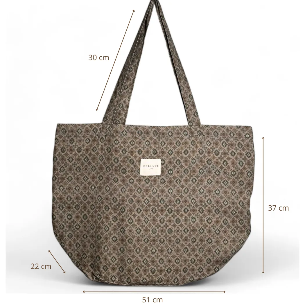 De La Mur Sol shopper 51x37 cm grønn