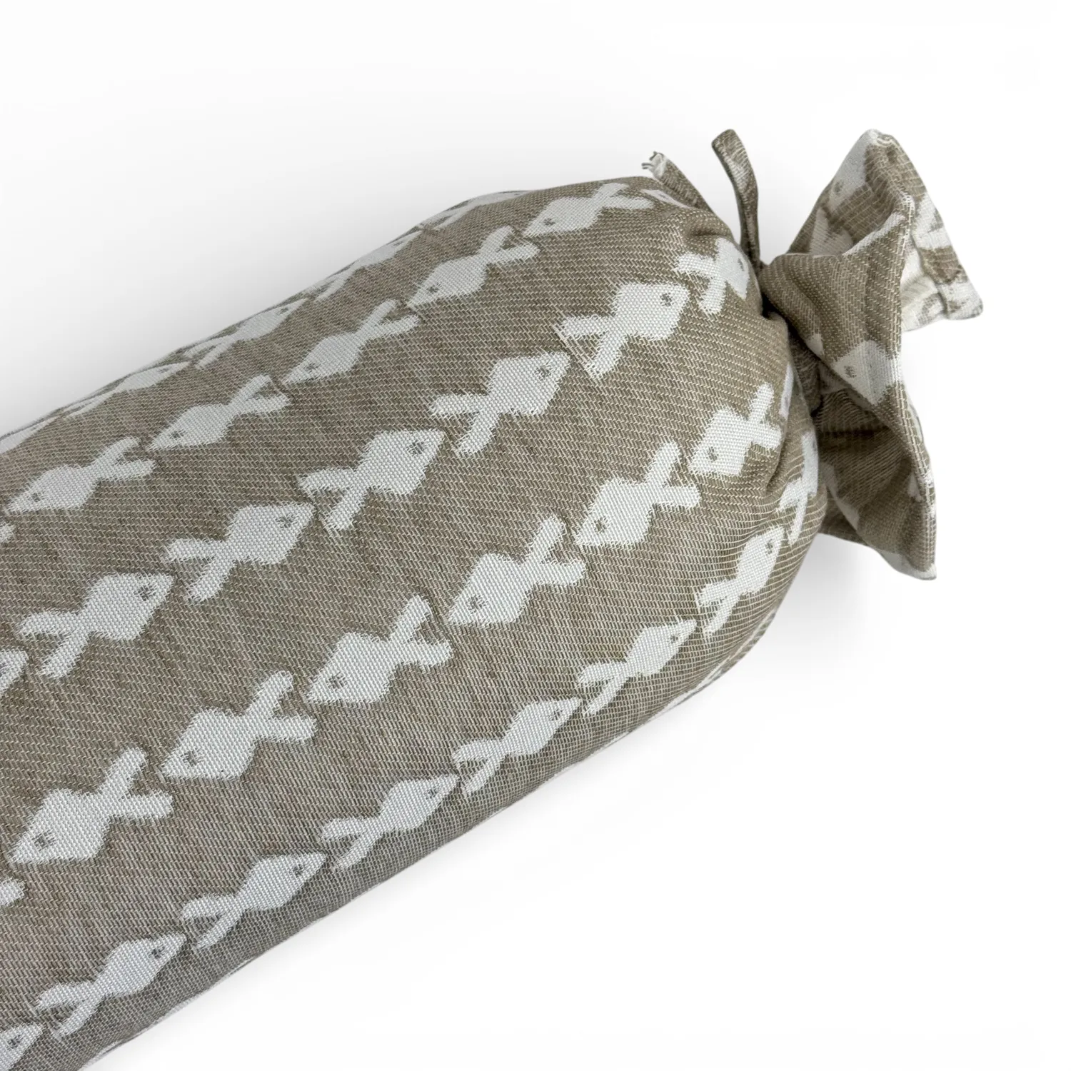 De La Mur Pesc pute 50 cm fiskemønster beige