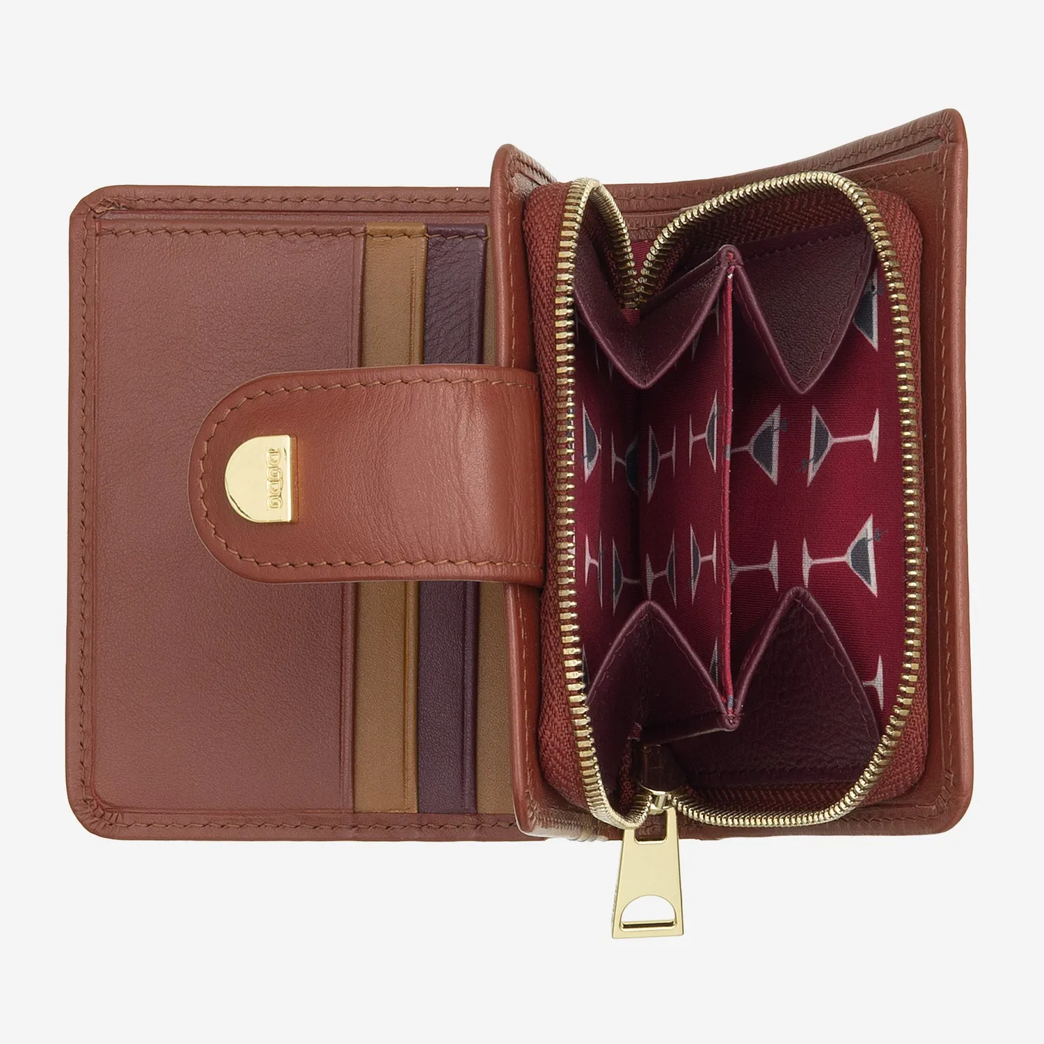 DuDubags Arbe lommebok skinn taupe