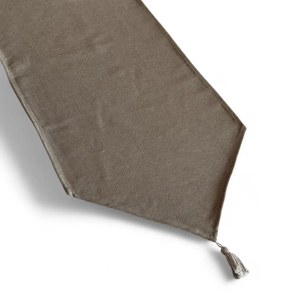 De La Mur Cuero bordløper beige 42x165 cm
