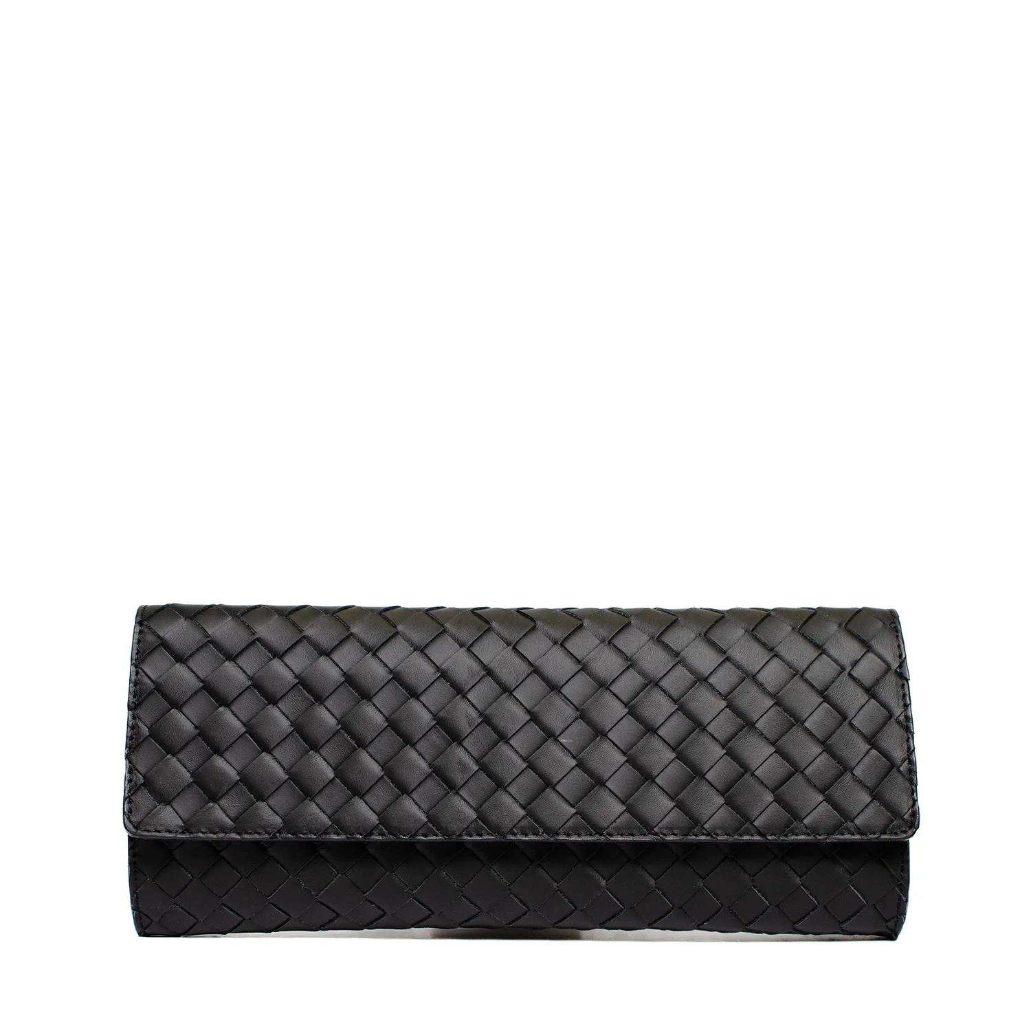 Latalia Aosta clutch nappalær svart 30 cm